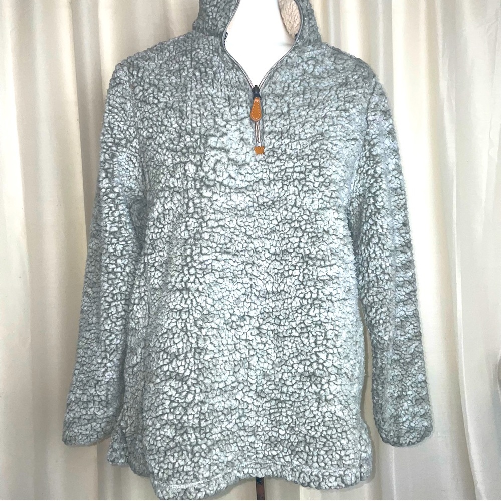 Simply Southern Quarter Zip Sherpa Pullover Shirt